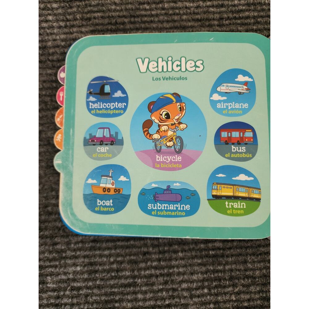 Leap Frog Lot of 3 Electronic Books 100 Animals, 100 Words Working Tested - Picture 7 of 11